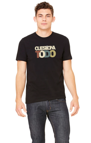 Cuestiona Todo Typo - Franela para hombres