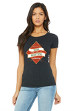 Difficult Roads - Printed Triblend T-Shirt for Women
