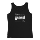 Coffee, Workout, Sleep - Printed Tank Top for Women
