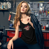 True love - Printed Racerback Tank Top for Women