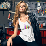 Let your mind wander - Printed Racerback Tank Top for Women