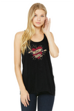 True love - Printed Racerback Tank Top for Women